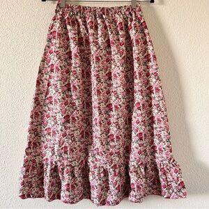 Making Believe Prairie Peasant Floral Skirt Women size XL NWT